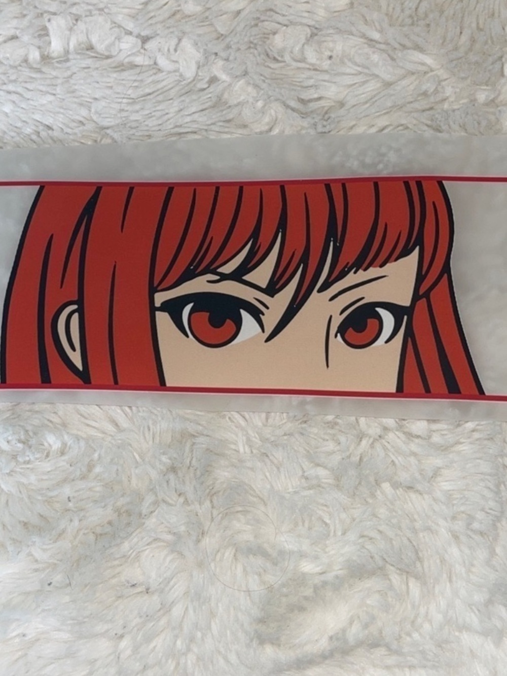 Anime Character Red Hair t shirt iron on print